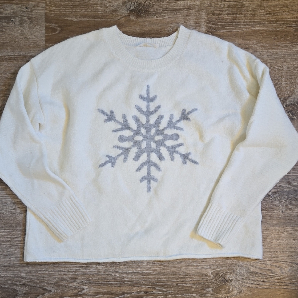 Mia & Tess Snowflake Sweater